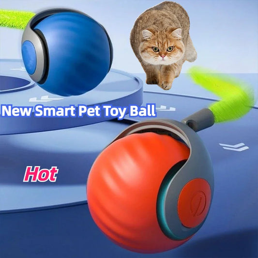 NoBrand Interactive Cat Toy Ball with Self-Rotating Mechanism for Indoor and Outdoor Play