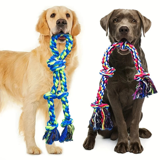 NoEnName_Null Indestructible Dog Chew Toys with Tug of War Design for Medium and Large Dogs