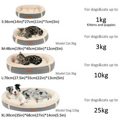 Premium Corduroy Dog and Cat Bed with Anti-Slip Design for Ultimate Comfort and Safety