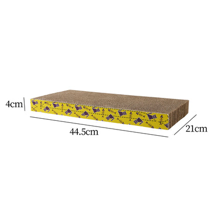 Durable Cardboard Cat Scratcher with Furniture Protection for Indoor Cats and Kittens
