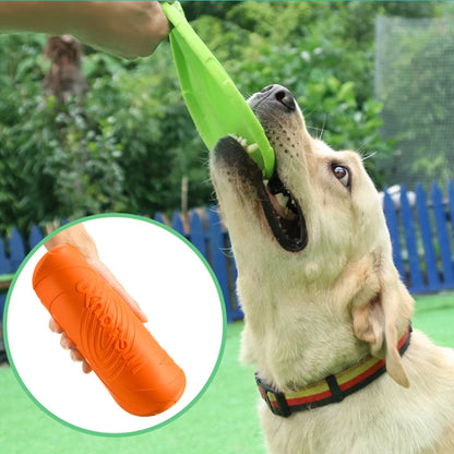 Durable Silicone Flying Disc Chew Toy for Active Dogs Outdoors