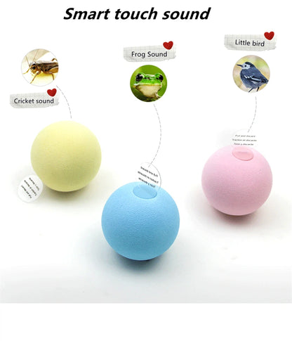 COOYOMO Interactive Cat Toy Ball with Catnip for Engaging Playtime for Kittens and Cats