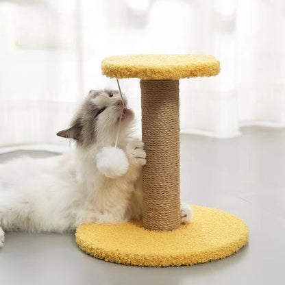 NoEnName_Null Cat Tree Tower with Interactive Ball Toys and Plush Mouse for Engaging Cat Play
