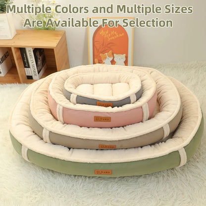 Premium Corduroy Dog and Cat Bed with Anti-Slip Design for Ultimate Comfort and Safety
