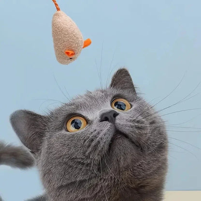 Interactive Plush Cat Toys with Durable Linen for Small Breeds Indoor Play