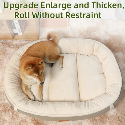 Premium Corduroy Dog and Cat Bed with Anti-Slip Design for Ultimate Comfort and Safety