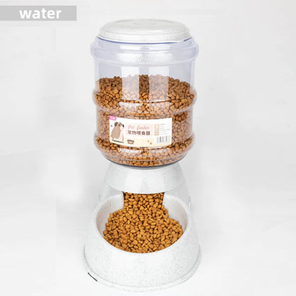 Colorful Automatic Feeder Bowls with Large Capacity for Medium-Sized Dogs and Cats