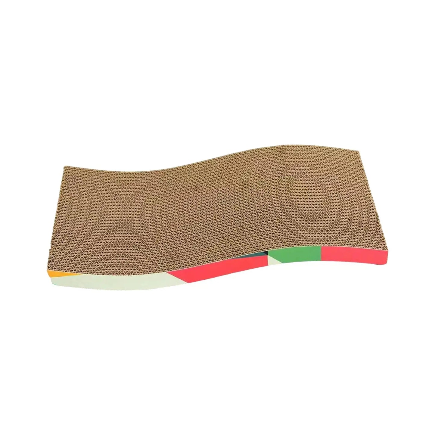 Durable Cardboard Cat Scratcher with Furniture Protection for Indoor Cats and Kittens