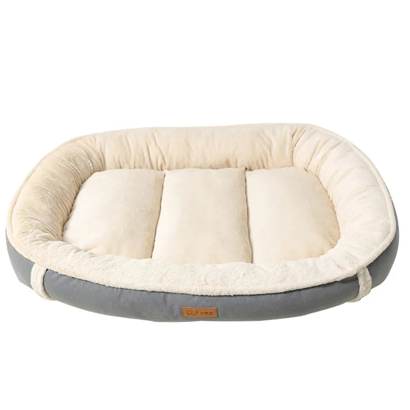 Premium Corduroy Dog and Cat Bed with Anti-Slip Design for Ultimate Comfort and Safety