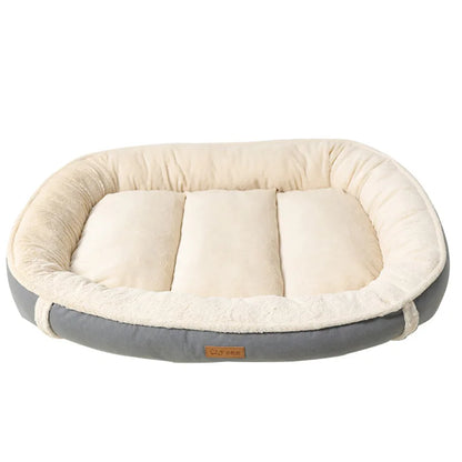 Premium Corduroy Dog and Cat Bed with Anti-Slip Design for Ultimate Comfort and Safety