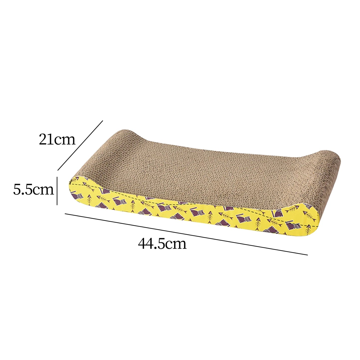 Durable Cardboard Cat Scratcher with Furniture Protection for Indoor Cats and Kittens