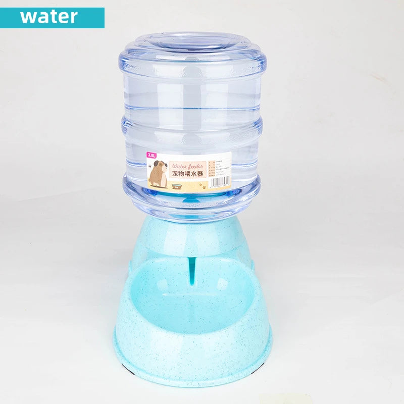 Colorful Automatic Feeder Bowls with Large Capacity for Medium-Sized Dogs and Cats
