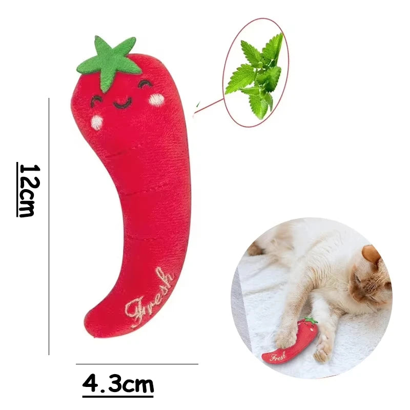 NoEnName_Null Plush Catnip Toys Set with Anti-boredom Features for Indoor Cats