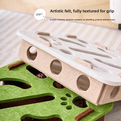 NoEnName_Null Cat Puzzle Toy with Interactive Design for Indoor Cats