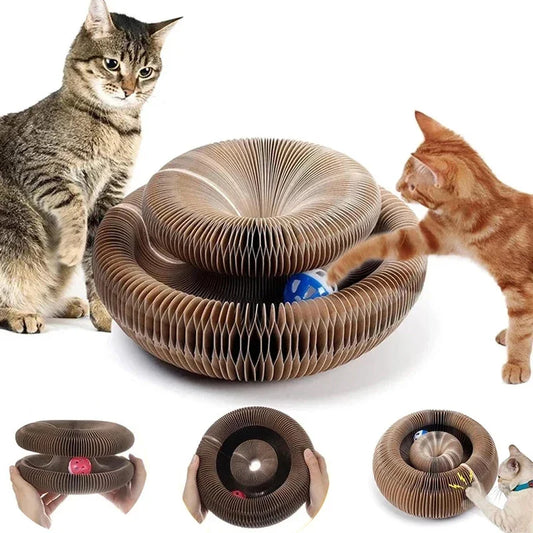 NoEnName_Null Cat Scratching Board with Bell for Playful Cats