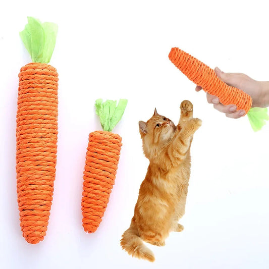 NoBrand Interactive Cat Chew Toy with Sound for Dental Care and Play