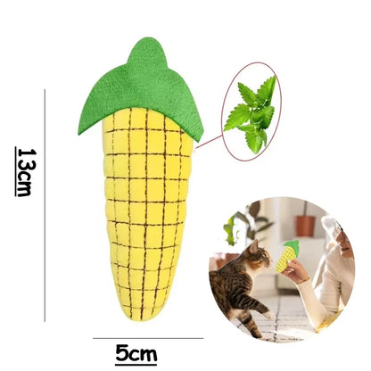 NoEnName_Null Plush Catnip Toys Set with Anti-boredom Features for Indoor Cats