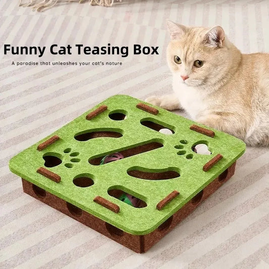 NoEnName_Null Cat Puzzle Toy with Interactive Design for Indoor Cats