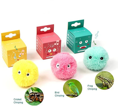 COOYOMO Interactive Cat Toy Ball with Catnip for Engaging Playtime for Kittens and Cats