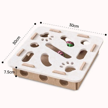 NoEnName_Null Cat Puzzle Toy with Interactive Design for Indoor Cats