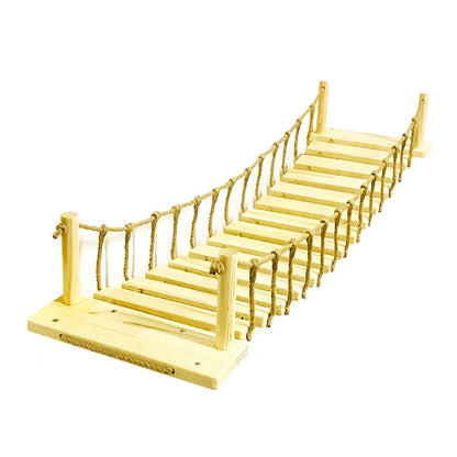 NoEnName_Null Wall Mounted Cat Bridge with Scratching Post for Active Felines