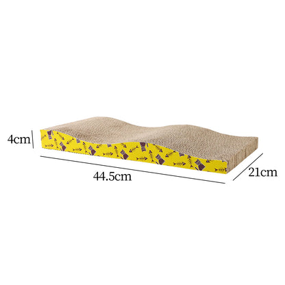 Durable Cardboard Cat Scratcher with Furniture Protection for Indoor Cats and Kittens