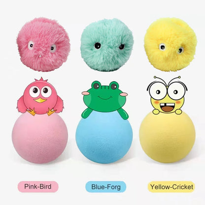COOYOMO Interactive Cat Toy Ball with Catnip for Engaging Playtime for Kittens and Cats