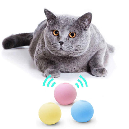 COOYOMO Interactive Cat Toy Ball with Catnip for Engaging Playtime for Kittens and Cats
