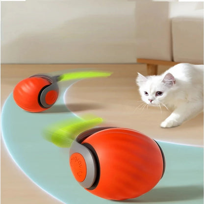 NoBrand Interactive Cat Toy Ball with Self-Rotating Mechanism for Indoor and Outdoor Play
