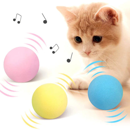 COOYOMO Interactive Cat Toy Ball with Catnip for Engaging Playtime for Kittens and Cats