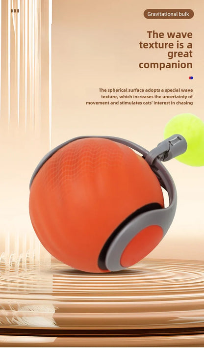 NoBrand Interactive Cat Toy Ball with Self-Rotating Mechanism for Indoor and Outdoor Play